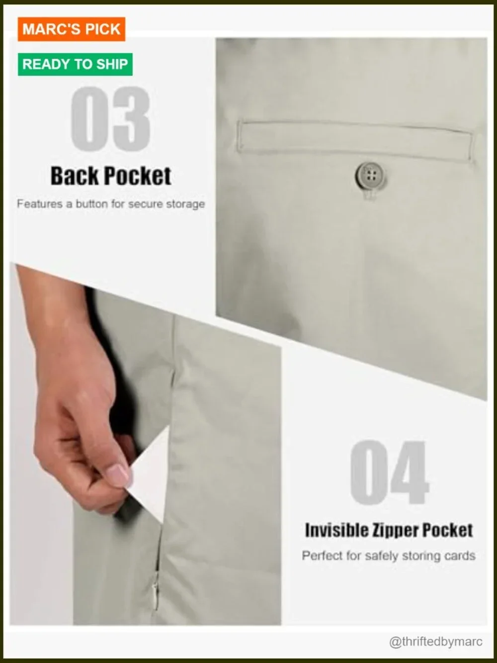 Men's Casual Shorts 9 Inch Inseam Drawstring Flat Front Hybrid Pockets